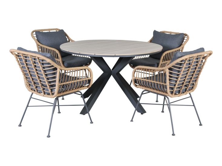 Outdoor Feelings Daisy Edson 122 light teak diningset Outdoor Feelings Daisy Edson 122 light teak diningset