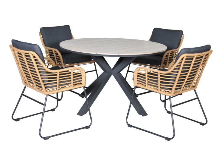 Outdoor Feelings David Edson 122 light teak diningset