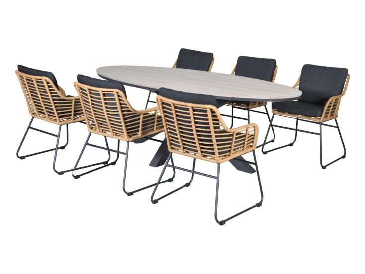 Outdoor Feelings David Edson 220 light teak diningset