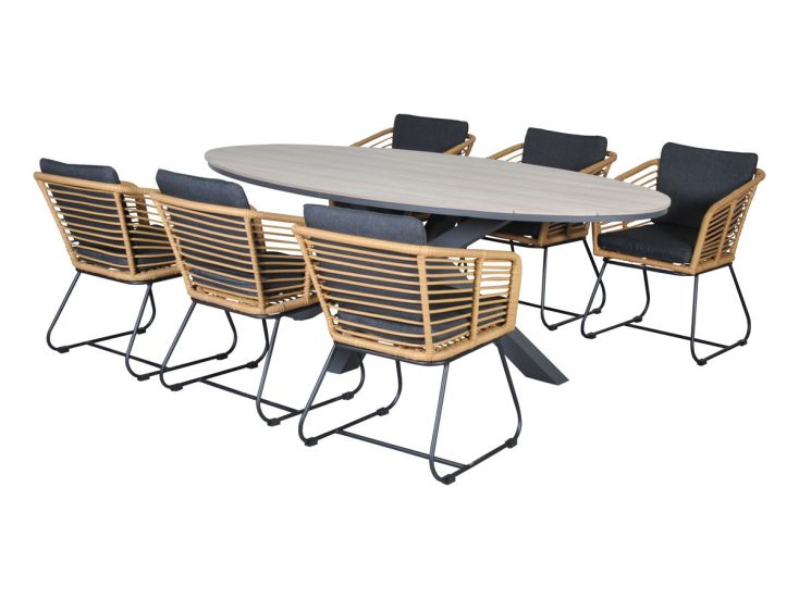 Outdoor Feelings Raymond Edson 220 light teak diningset