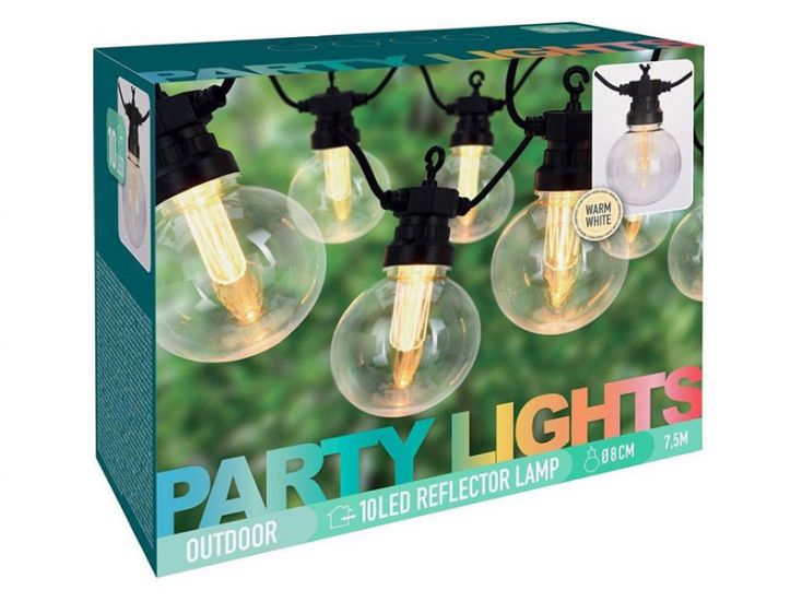 Party Lights 10 LED reflector lamp partyverlichting