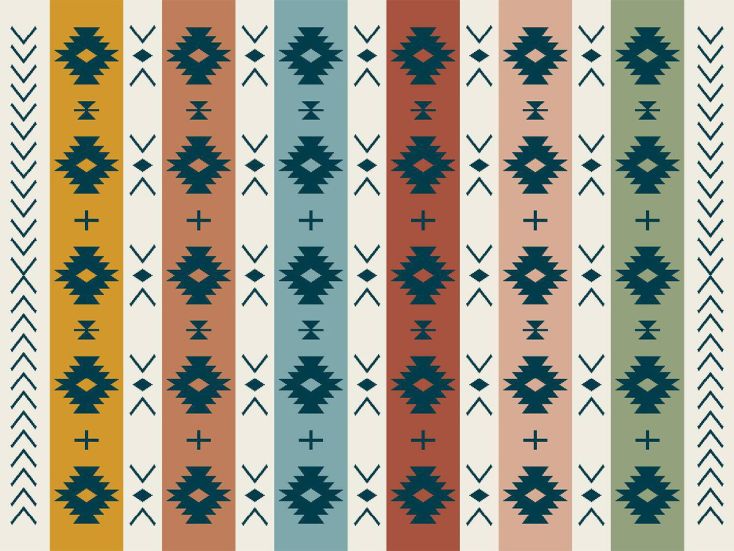 Obelink Patio Mat Aztec 340 x 250 cm tenttapijt