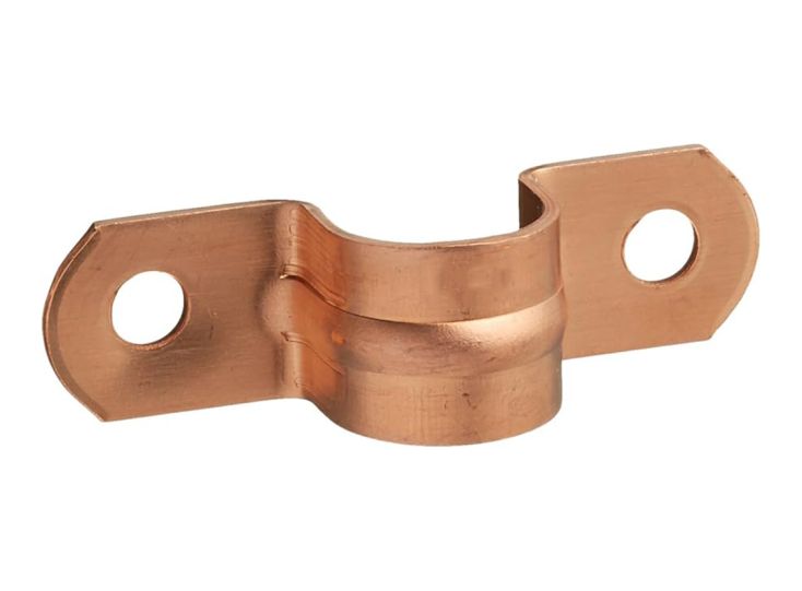 Pijpzadel roodkoper 8 mm - 4 stuks