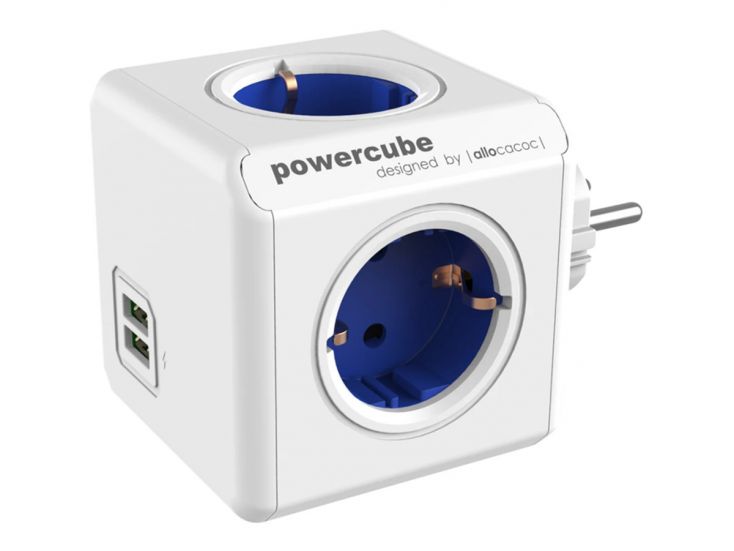 PowerCube Original USB stekkerdoos - Blue