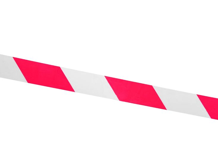 ProPlus rood/wit afzetlint