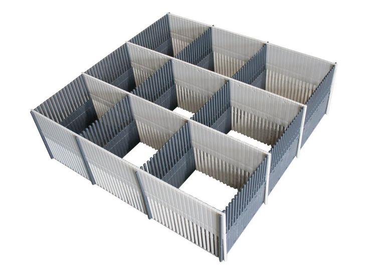 Purvario lade organizer - Grey Anthracite