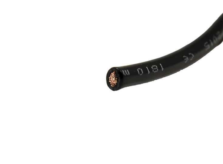 PVC enkel aderige kabel (3 meter) - 4,0 mm²