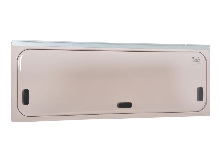 NRF 900 x 600 mm getint dubbelglas klapraam - bronze