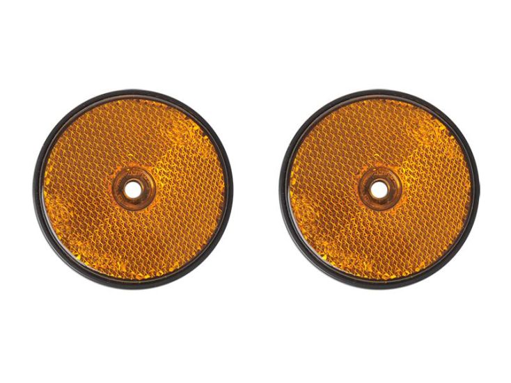 ProPlus ronde schroefbevestiging reflector - Orange