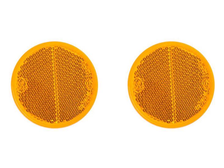ProPlus ronde zelfklevende reflector - Orange