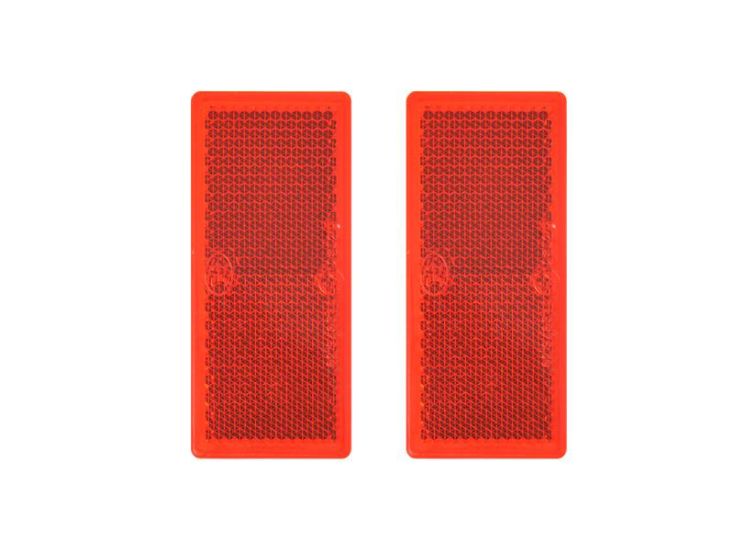 ProPlus rechthoekige zelfklevende reflector - Red