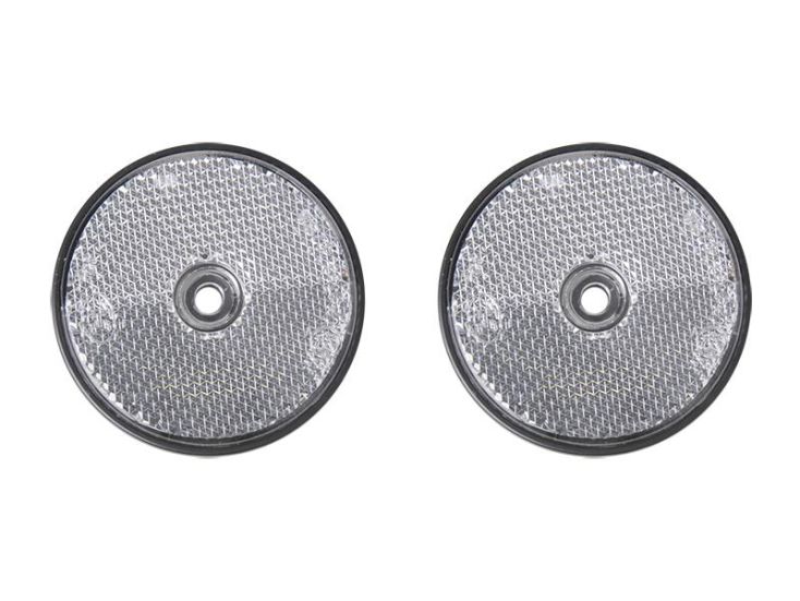 ProPlus ronde schroefbevestiging reflector - White