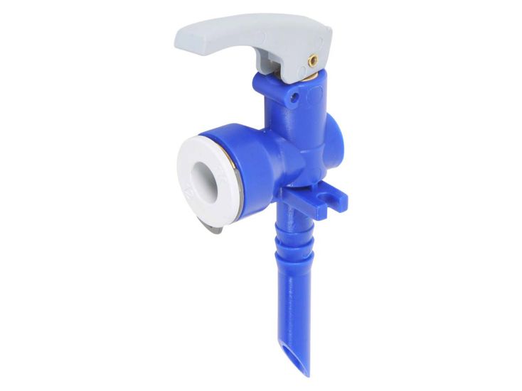 Reich Uniquick verswatersysteem aftapventiel