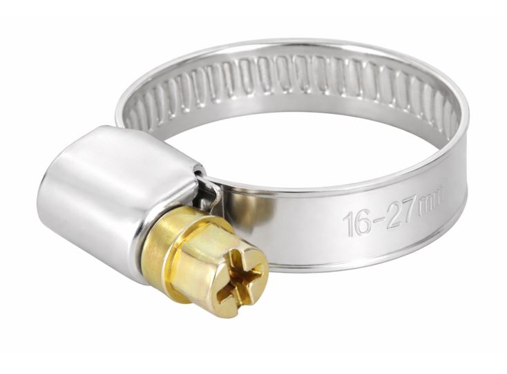 Reich verzonken slangklemmen (2x stuks) - 16-27 mm