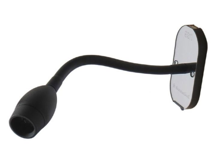 Travelleds flexibele USB opbouwspot - zwart