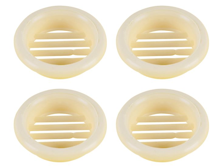 Inbouw ventilatierooster met lamellen
