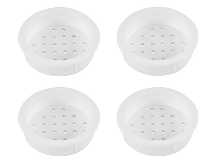Ronde inbouw rozetten - White