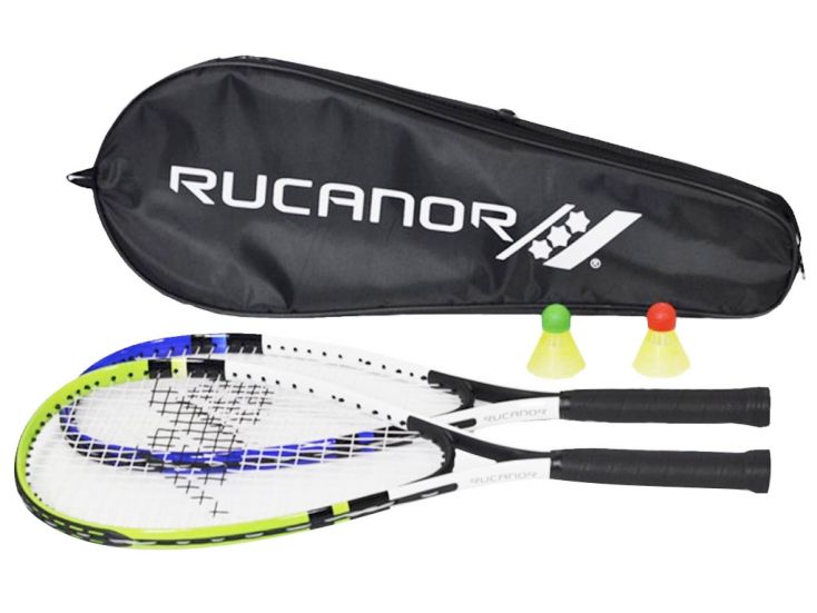 Rucanor Blue Green Speed Badminton set