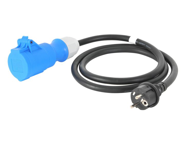 Schwabe CEE contra naar schuko verloopkabel