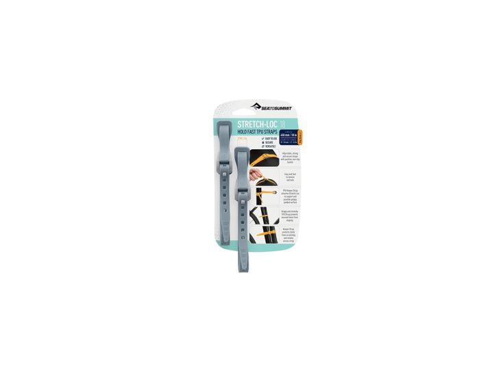Sea To Summit Stretch-Lock TPU bandje 12x450mm 2 stuks - Grey