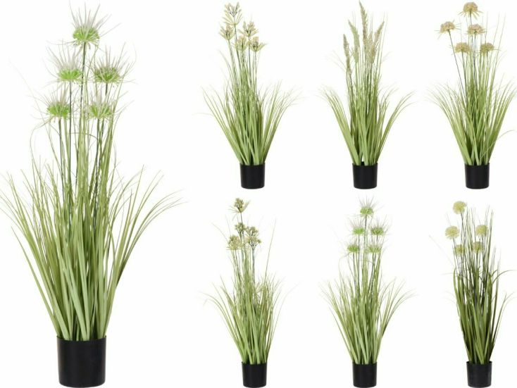 Siergras in pot 90 cm kunstplant - 6 varianten