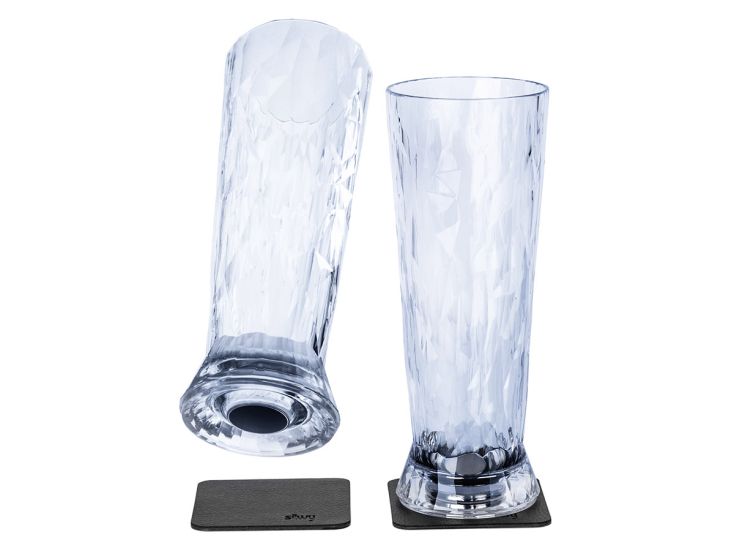 Silwy kunststof magnetische bierglazen