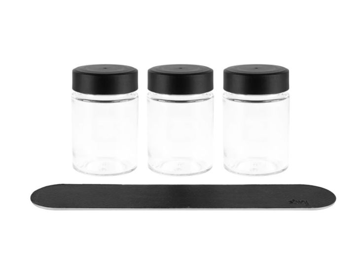 Silwy 3-delige magnetische kruidenpotten