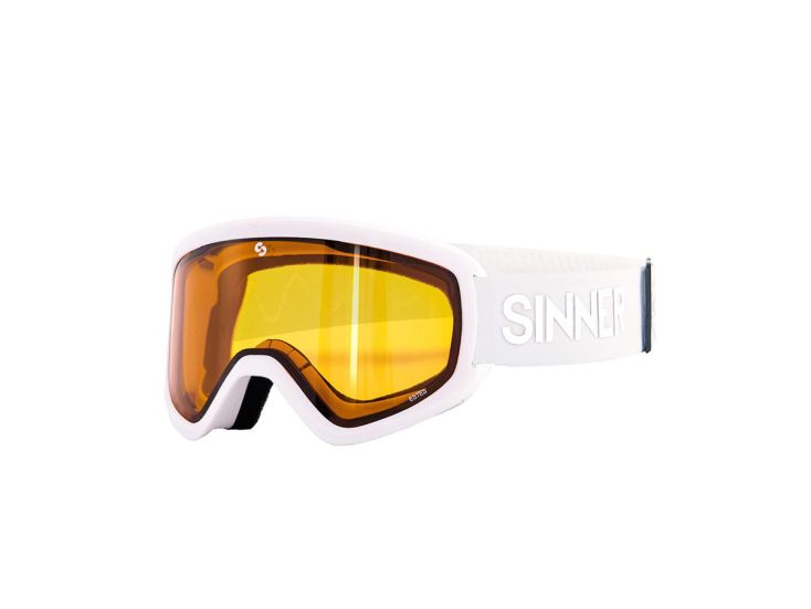 Sinner Estes unisex skibril - White Orange