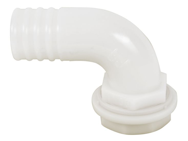 Slangverbinder haaks met moer - 30 mm