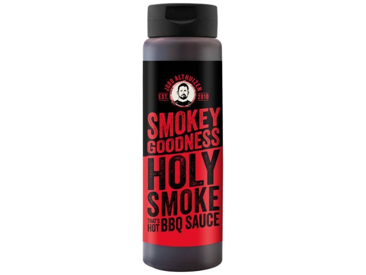Smokey Goodness Holy Smoke That's Hot bbq saus