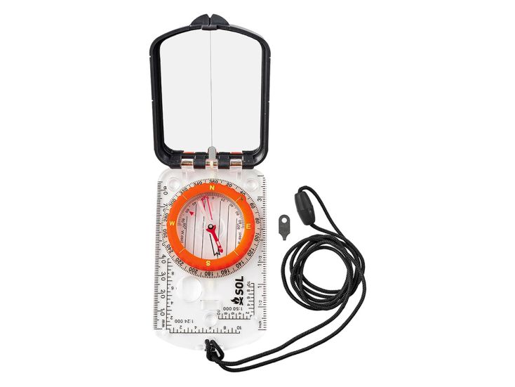 SOL kompas met spiegel