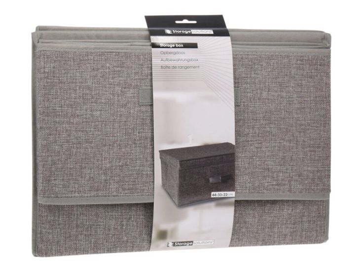 Storage Solutions opbergdoos met deksel - 44 x 33 x 22 cm