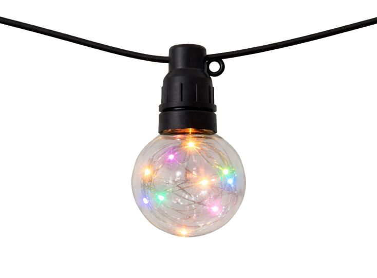 Svenska Living transparante ronde lichtslinger - gekleurd licht