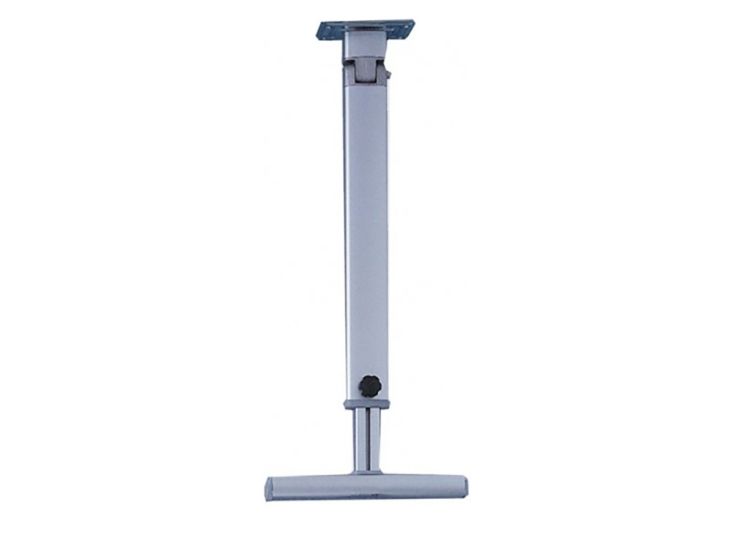 Tafelpoot T-model Bovenknik Zilver
