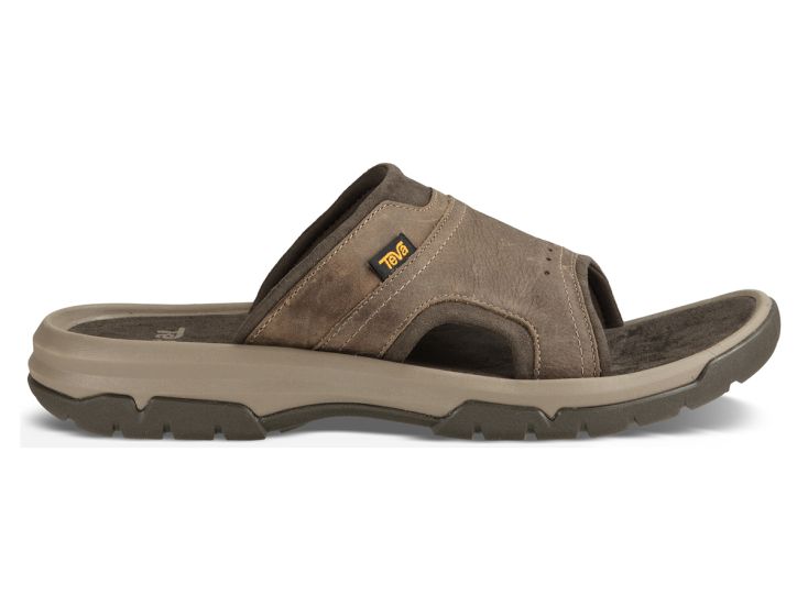 Teva Langdon Slide Walnut heren slippers