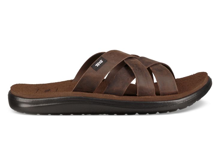 Teva Voya Slide Leather Carafe heren slippers
