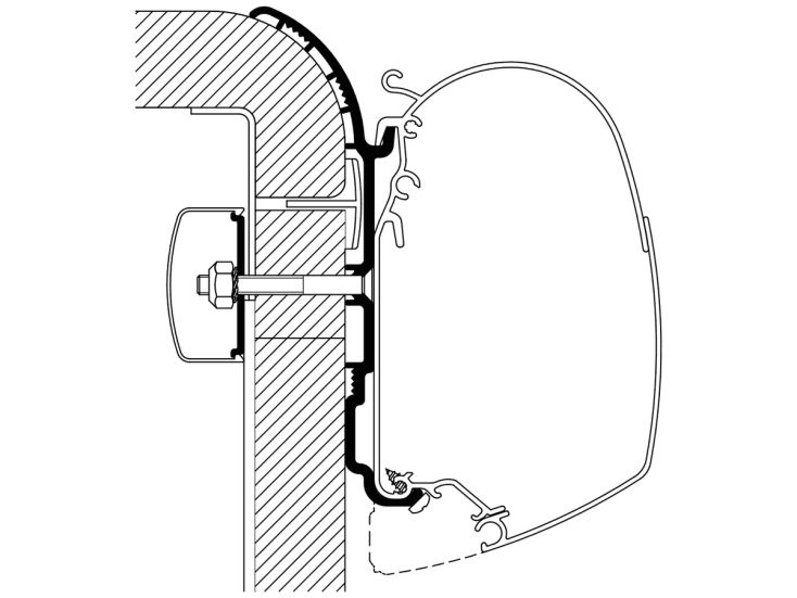 Thule adapter Bürstner