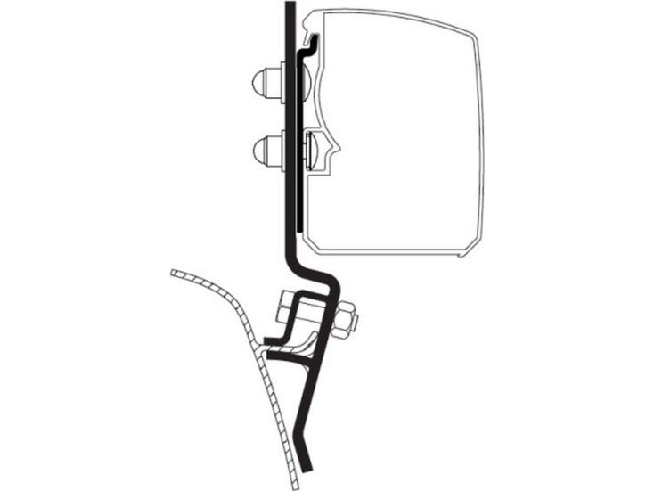 Thule adapter VW T2 & T3