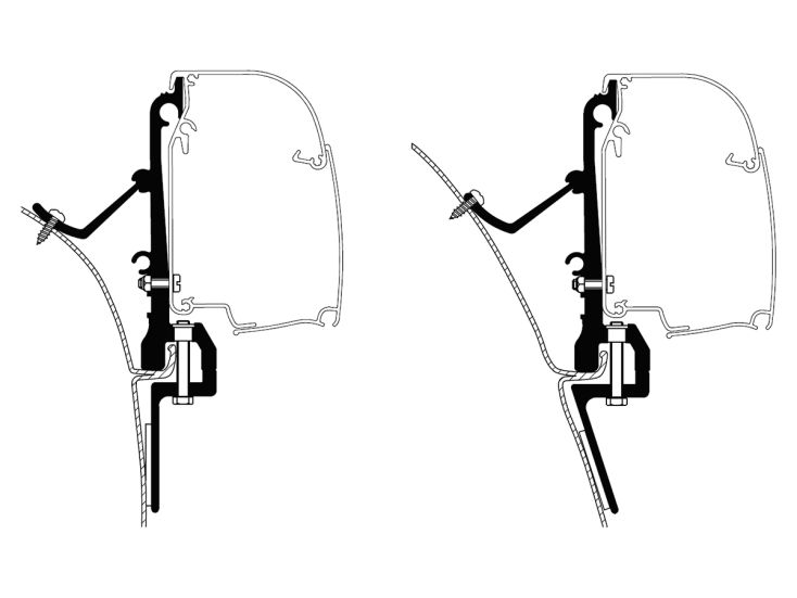 Thule adapter Van