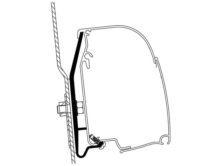 Thule adapter Westfalia Nugget