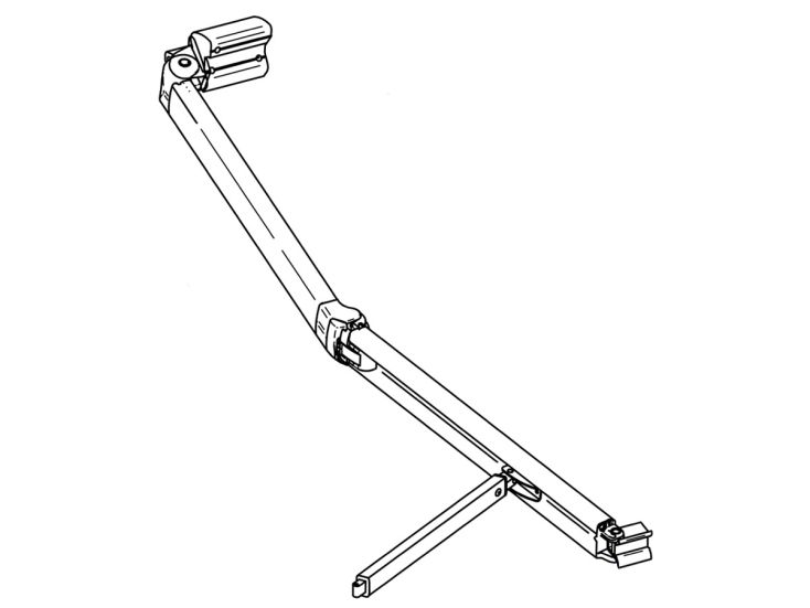 Tweedekans Thule Omnistor knikarm rechts 9200