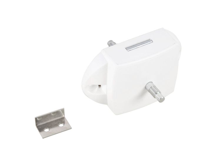 Toilet drukknopslot