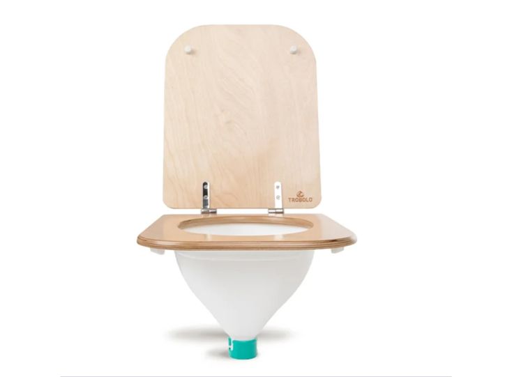 TROBOLO ombouwset naar droogtoilet - white
