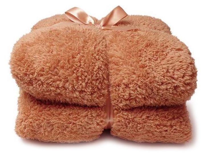 Unique Living Teddy plaid - Sandstone