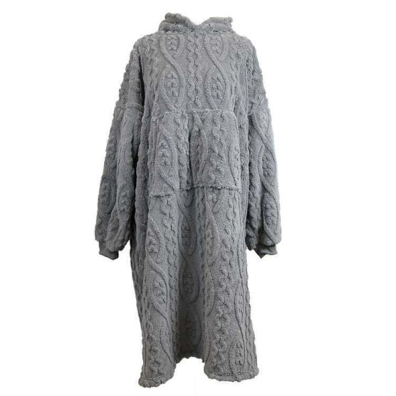 Unique Living Pleun Long oversized hoodie - Dark Grey