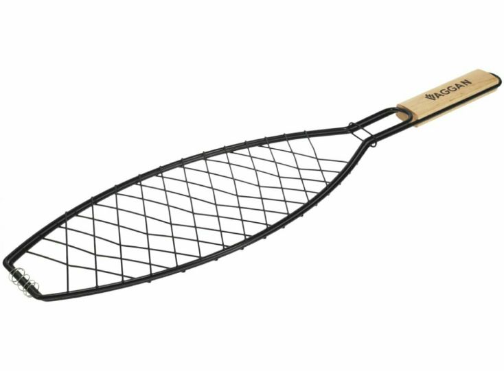 Vaggan BBQ non-stick wood visgrill