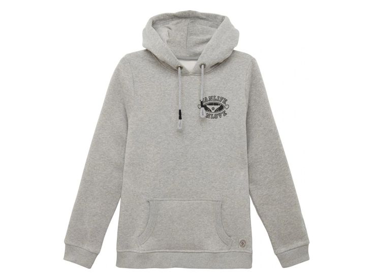 Van One College Van Grey Black dames hoodie