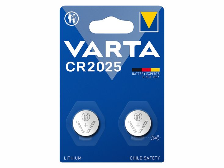 Varta 2x CR2025 Lithium knoopcelbatterijen Varta 2x CR2025 Lithium knoopcelbatterijen