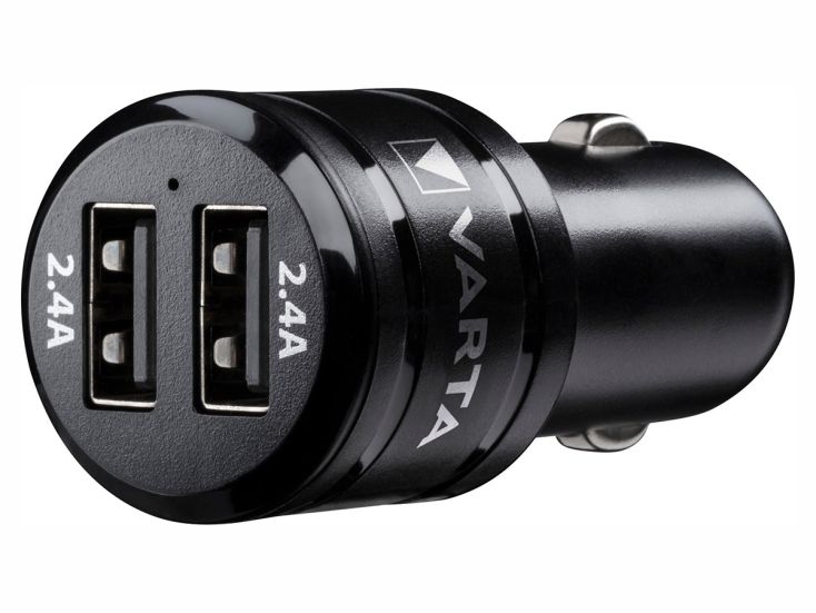 Varta dubbele USB autolader