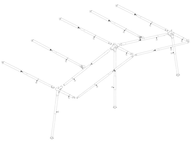 Ventura Standard 250 Prenox G18 voortentframe